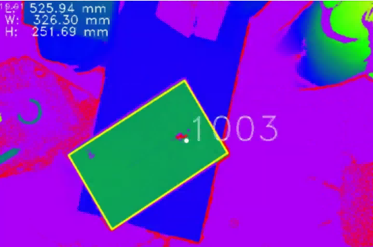 Volume Calculation with Vzense 3D ToF(Time of Flight) Camera DS77 Featuring Sony ToF Sensor